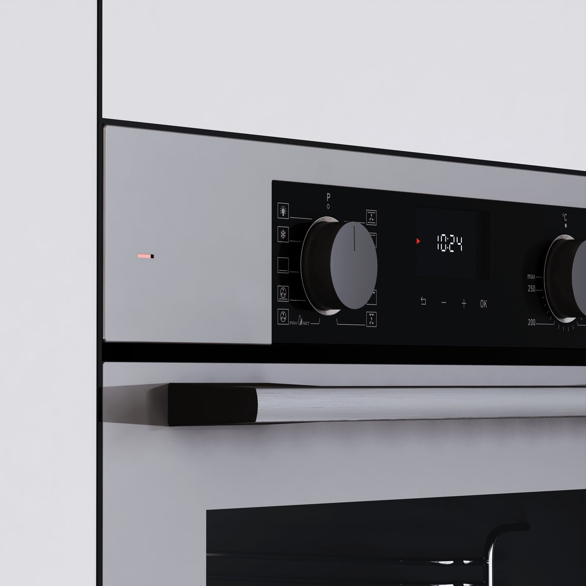 Wiggo WO-BFA610(G) Inbouw Oven - 60 cm - Grijs