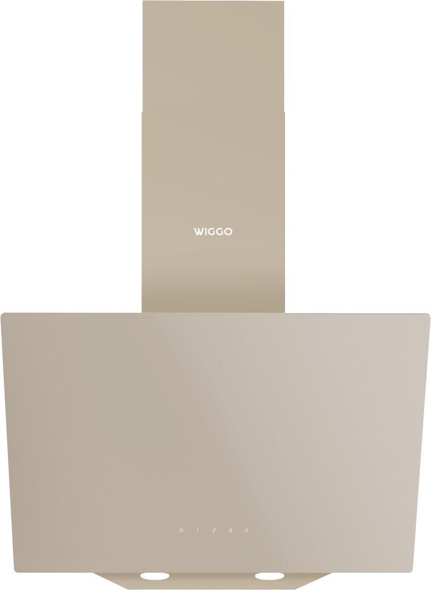 Hotte aspirante inclinée Wiggo WE-D531G(C) - 50 cm - Crème