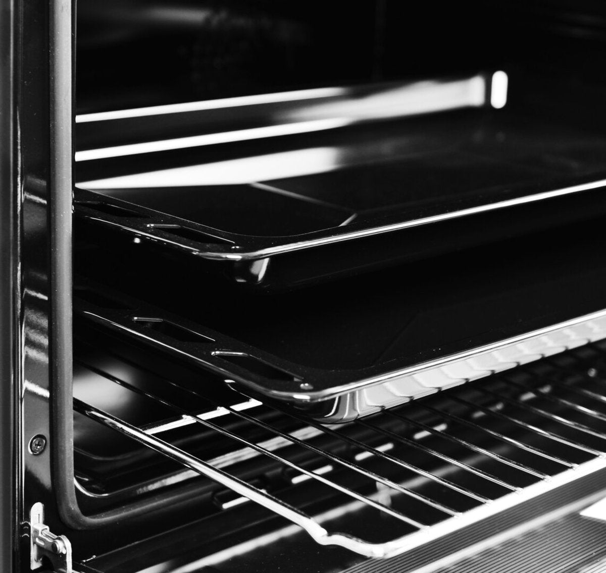 Wiggo WO-E903R(WW) - Gasfornuis - 5 Kookzones - 5 Ovenstanden - Wokbrander - Timer - 5 Jaar Garantie - Wit