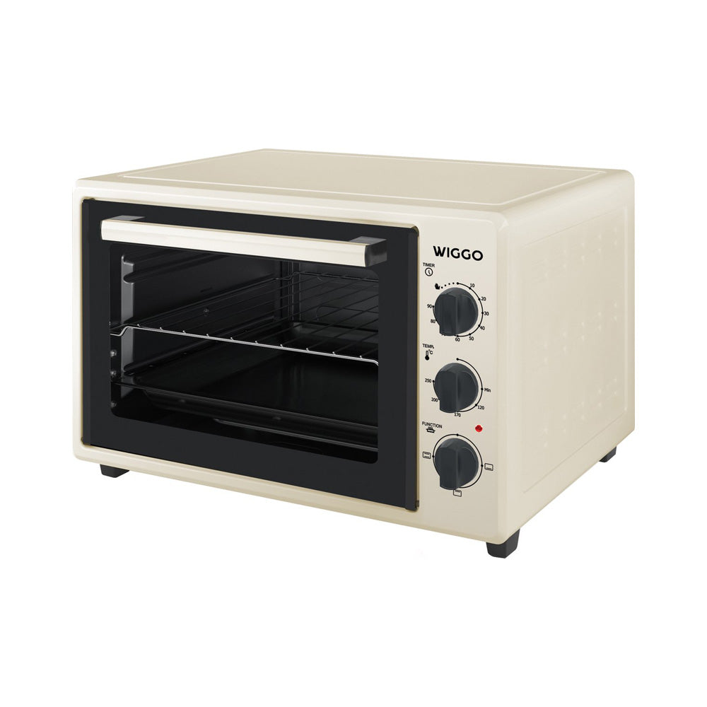 Wiggo WMO-E353(C) Vrijstaande Mini Oven - 35 Liter - Creme