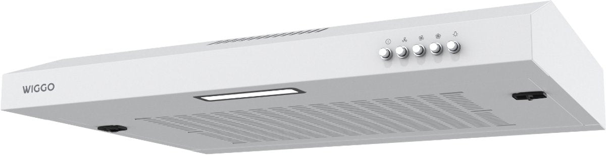 Wiggo WE-C630V(W) Onderbouw Afzuigkap - 60 cm - Wit met bedieningsknoppen en lamp