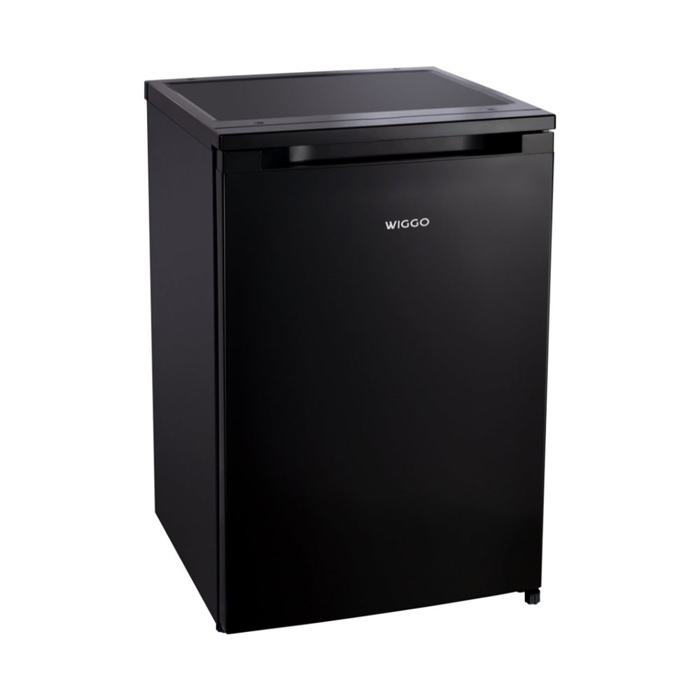 Wiggo WL-TT8D(B) Vrijstaande Tafelmodel Koelkast Zwart in compact design.