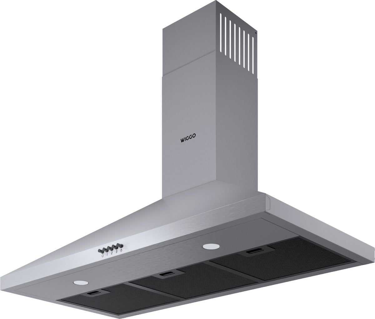Wiggo WE-A930P(X) – Wandschouw Afzuigkap 90 cm – Roestvrijstaal – 680 m³/h – LED Verlichting – Energieklasse A – 5 jaar garantie