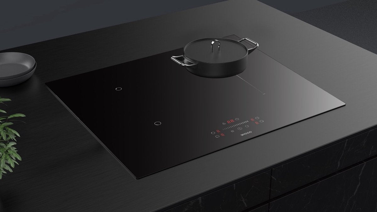 Plaque de cuisson à induction encastrable Wiggo WH-B625IRS(B) - 60 cm - Noire