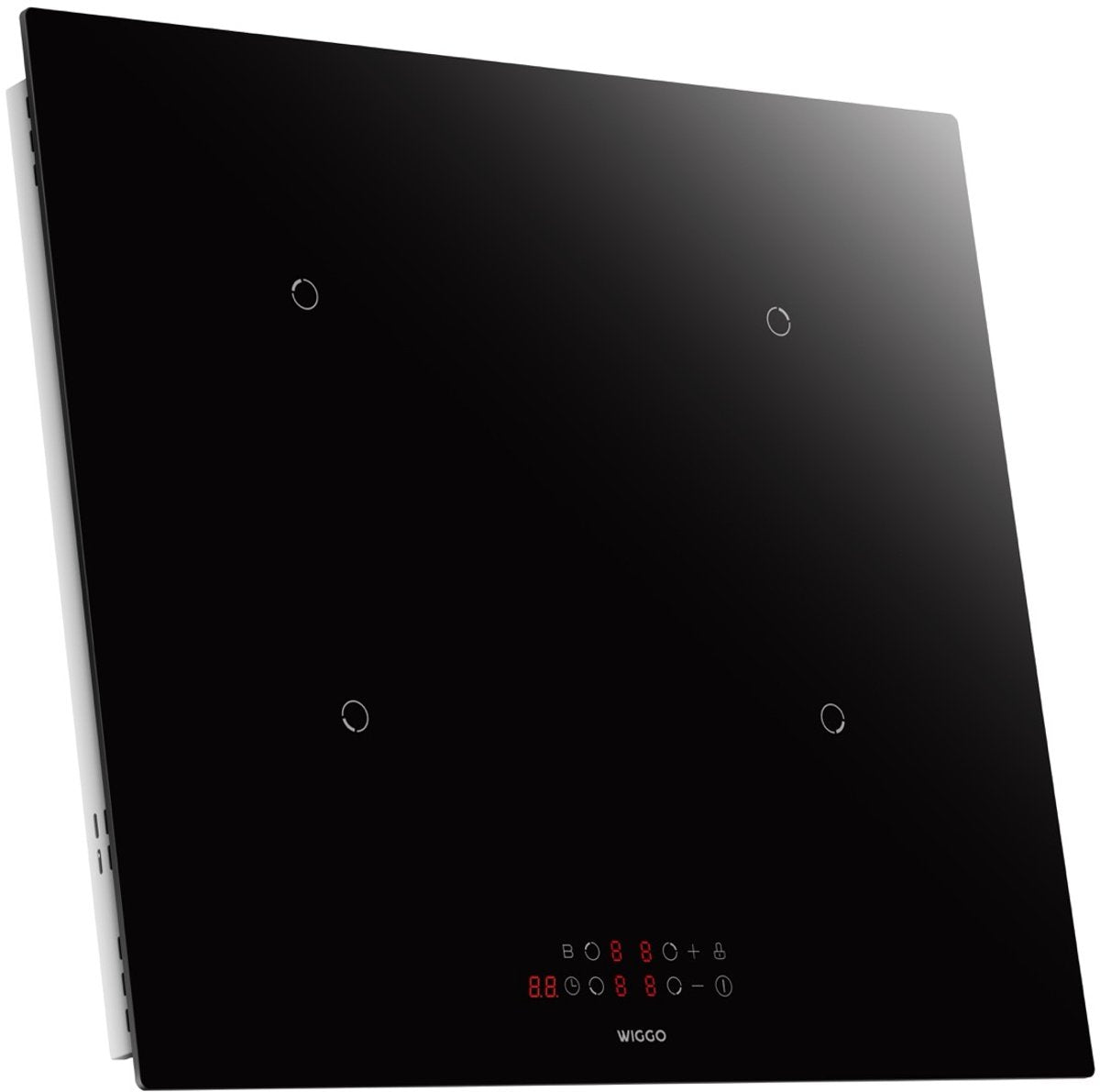 Wiggo WH-B624IRT(B) – Inbouw Inductiekookplaat – 60 cm – 4 kookzones – 7200W – 9 standen – Boostfunctie – Touch Control – Timer – Kinderslot – 5 jaar garantie – 2 of 3 f