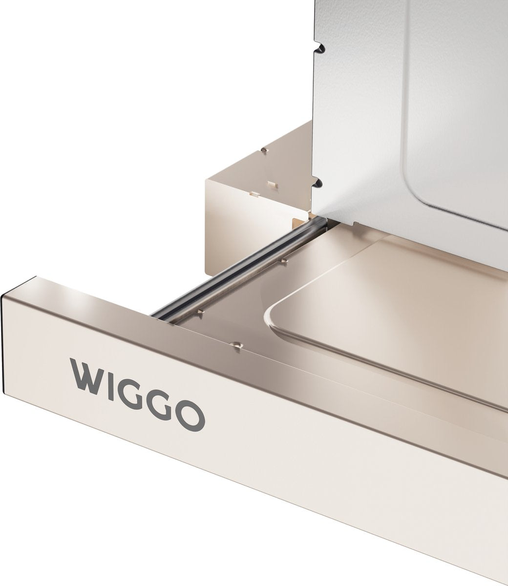 Wiggo WE-E632ER(C) Vlakscherm Afzuigkap - 60 cm - Creme