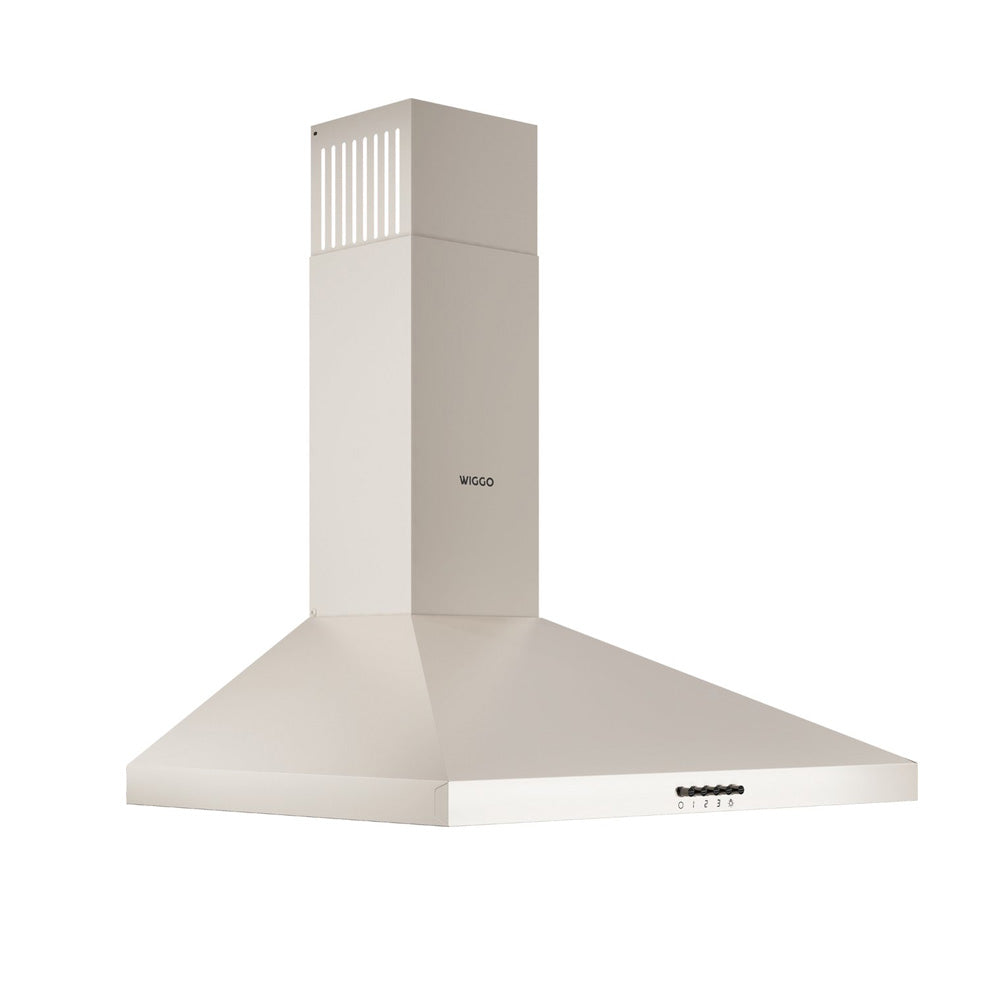 Wiggo WE-A630P(C) Wandschouw Afzuigkap - 60 cm - Creme