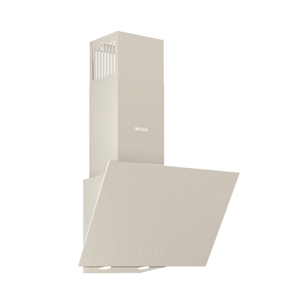Wiggo WE-E513G(C) Schuine Afzuigkap - 50 cm - Creme