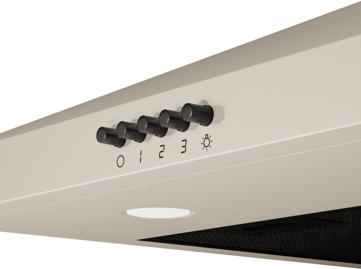 Wiggo WE-A530P(C) - Wandschouw Afzuigkap - 50cm - Créme