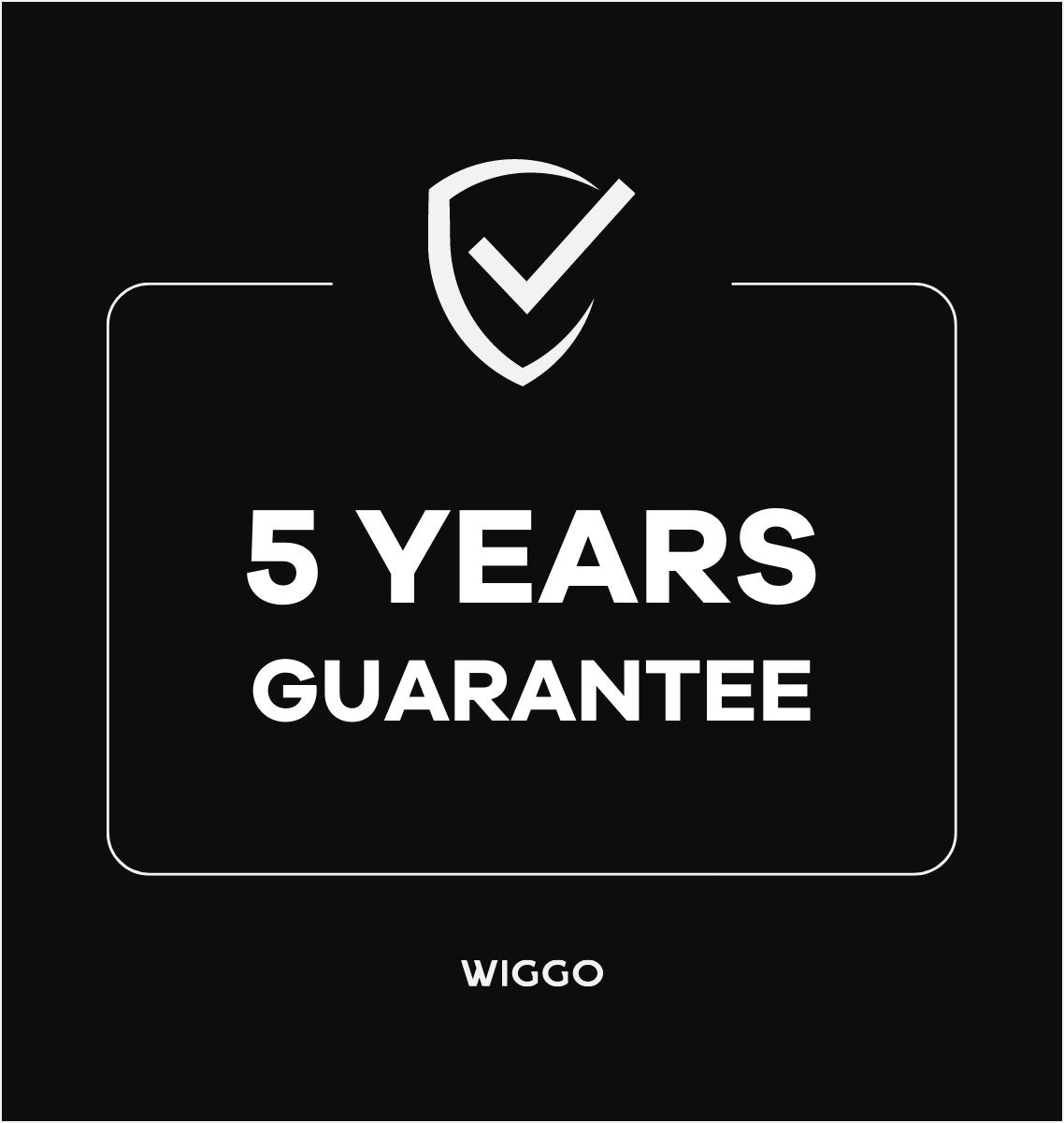 Wiggo 5 Years Guarantee for reliable kitchen appliances and customer satisfaction.