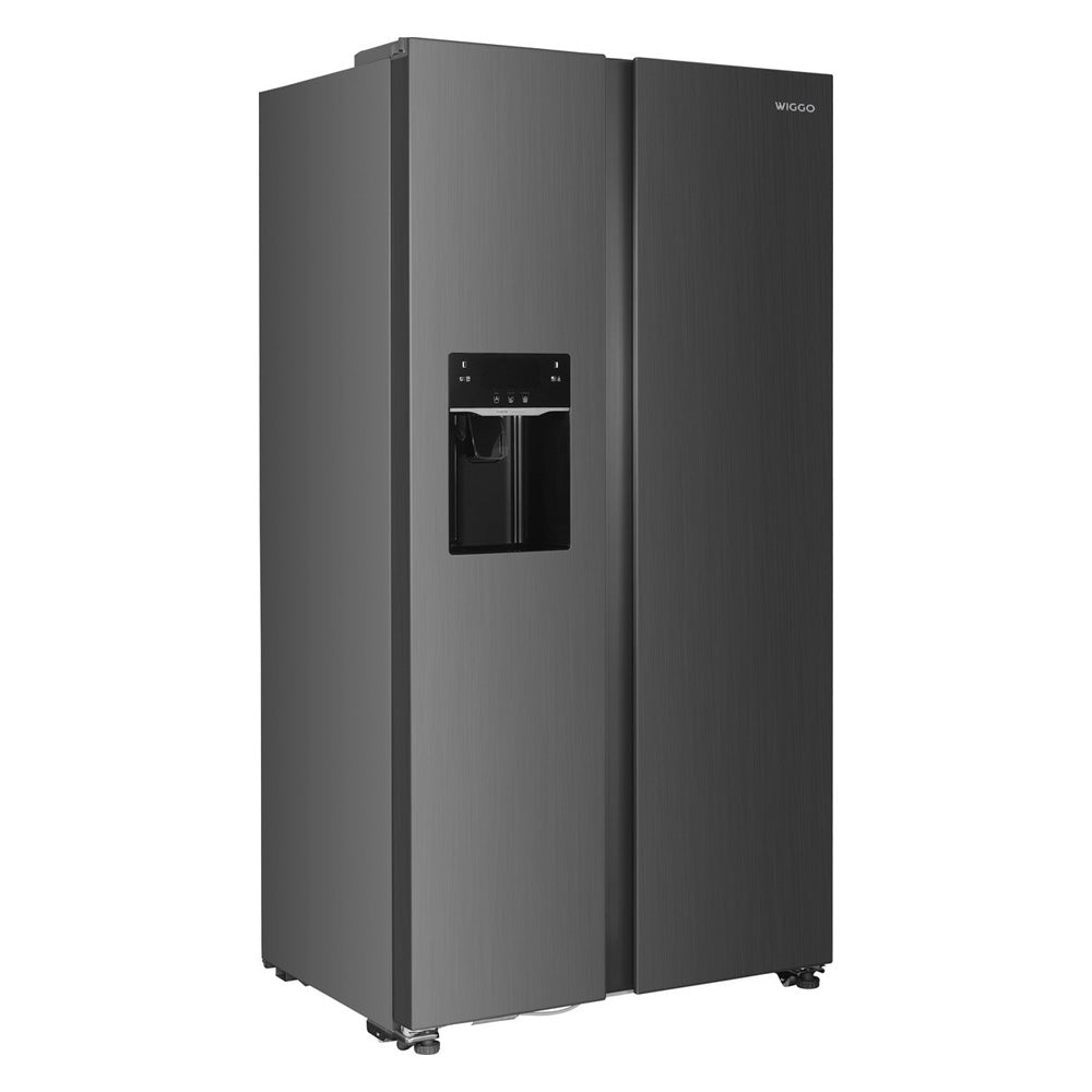 Réfrigérateur américain Wiggo WR-SBS18IME(X) - 90 cm - Acier inoxydable