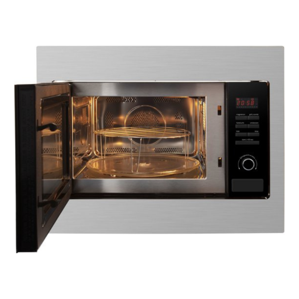 Wiggo WBM-G6025(BX) Inbouw Combi Magnetron - 46 cm - Zwart