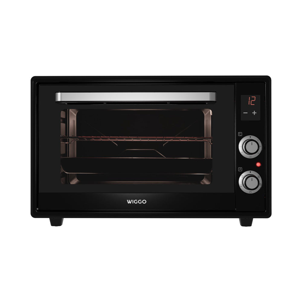 Wiggo WMO-E657(B) - Vrijstaande Mini Oven - Electrisch - 60 CM - 65 liter - 2000 W - 5 Jaar Garantie - Zwart