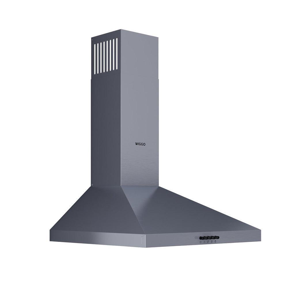 Wiggo WE-E643R(GB) Wandschouw Afzuigkap - 60 cm - Grijs