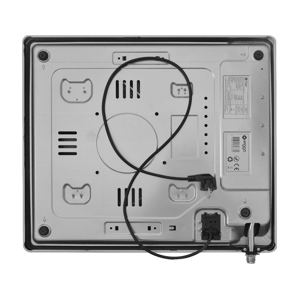 Plaque de cuisson à gaz autoportante Wiggo WH-G604F(B) - 60 cm - Noire