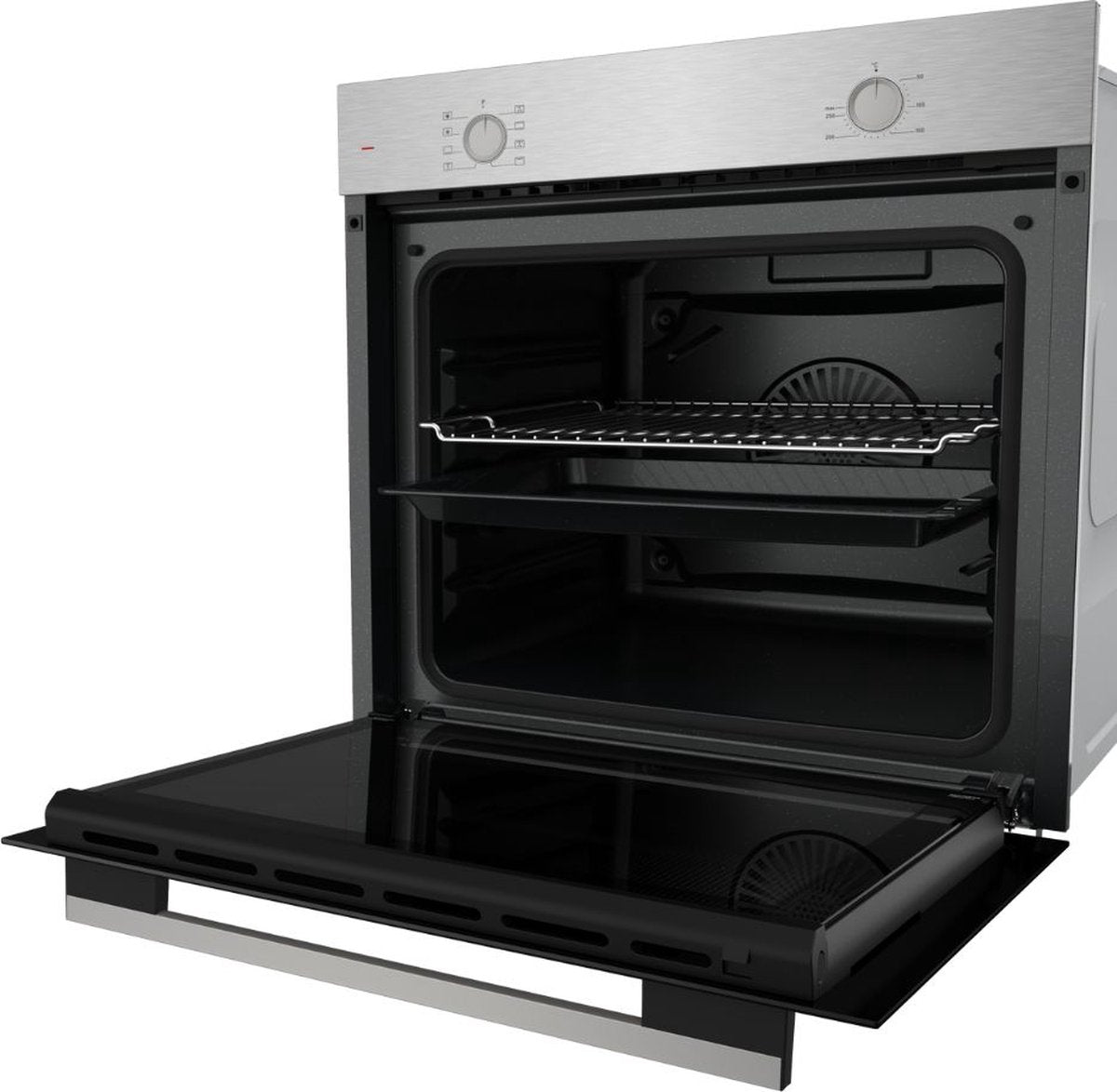 Four encastrable Wiggo WO-B608(X) - 60 cm - Acier inoxydable