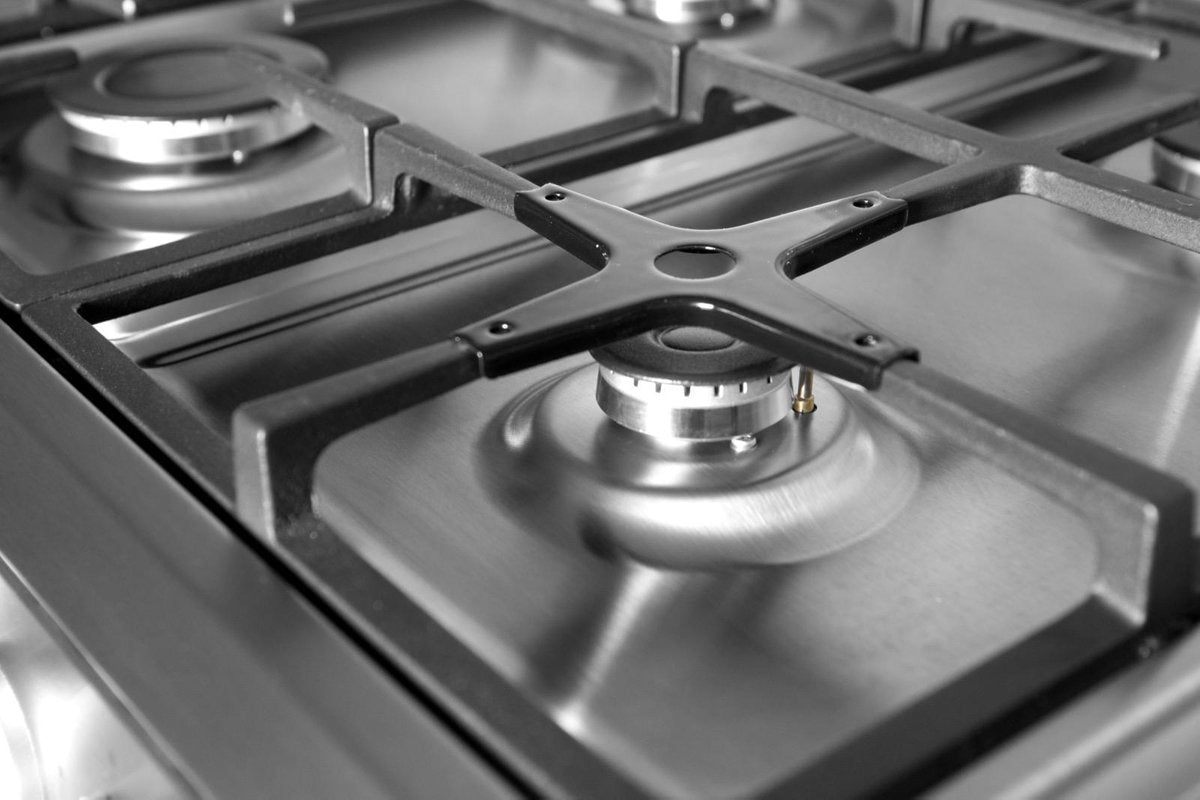 Wiggo WO-E605R(BX) – Vrijstaand Gasfornuis – 60 cm – 4 Gaspitten – Oven 66L – Energieklasse B – 5 Jaar Garantie – Zwart Rvs