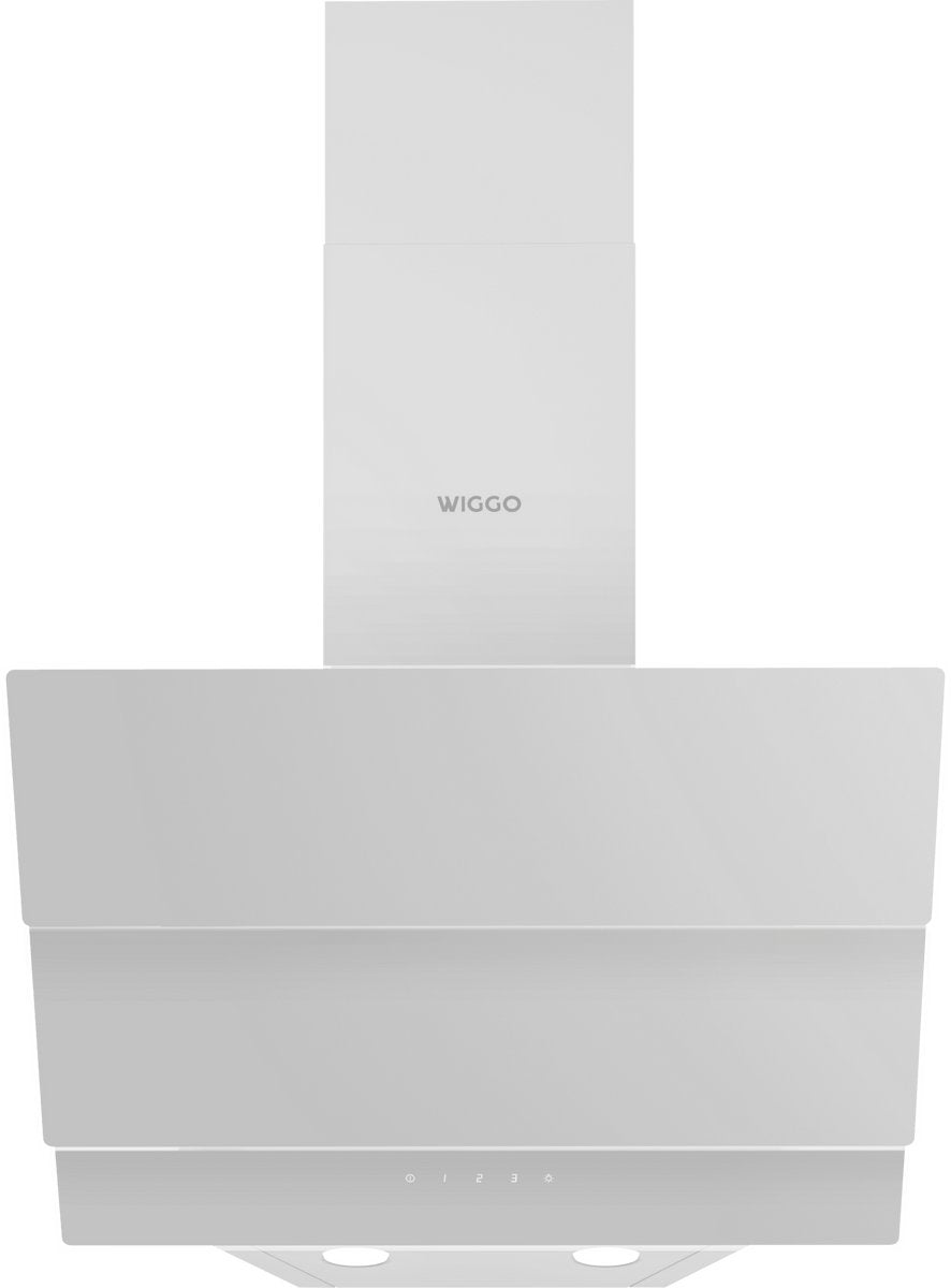 Wiggo WE-D533G(W) Schuine Afzuigkap - 50 cm - Wit Triple Glas