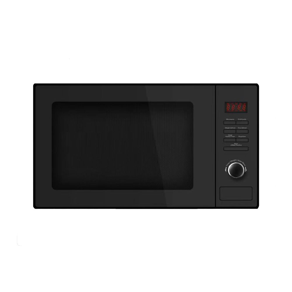 Wiggo WBM-G6025(BX) - Inbouw combi magnetron - 60 cm - 25 Liter - 1450 W - 5 jaar garantie - Zwart Rvs