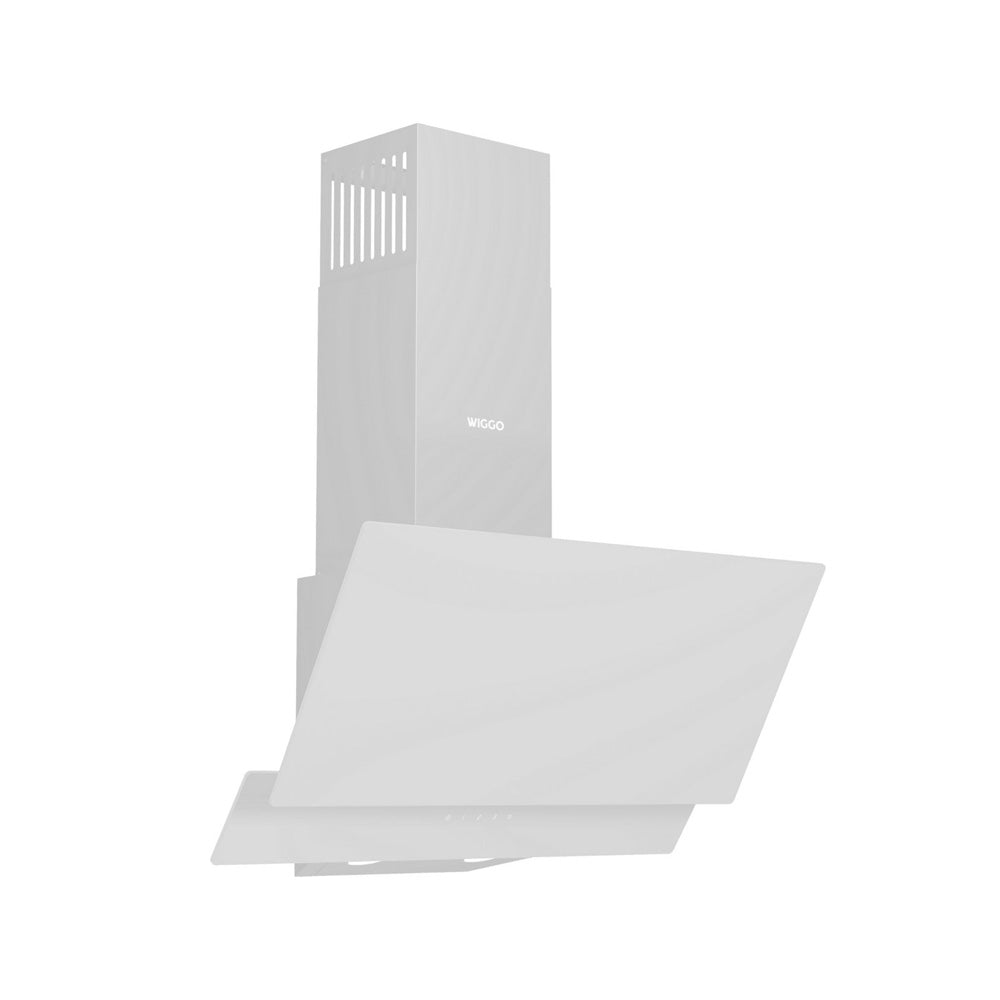 Wiggo WE-D632G(W) – Schuine Afzuigkap 60 cm – Wit Dubbel Glas – LED Verlichting – Touch Control – 5 jaar garantie