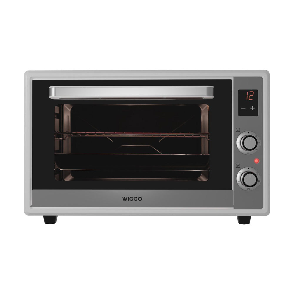 Wiggo WMO-E657(W) - Vrijstaande Mini Oven - Electrisch - 60 CM - 65 liter - 2000 W - 5 Jaar Garantie - Wit