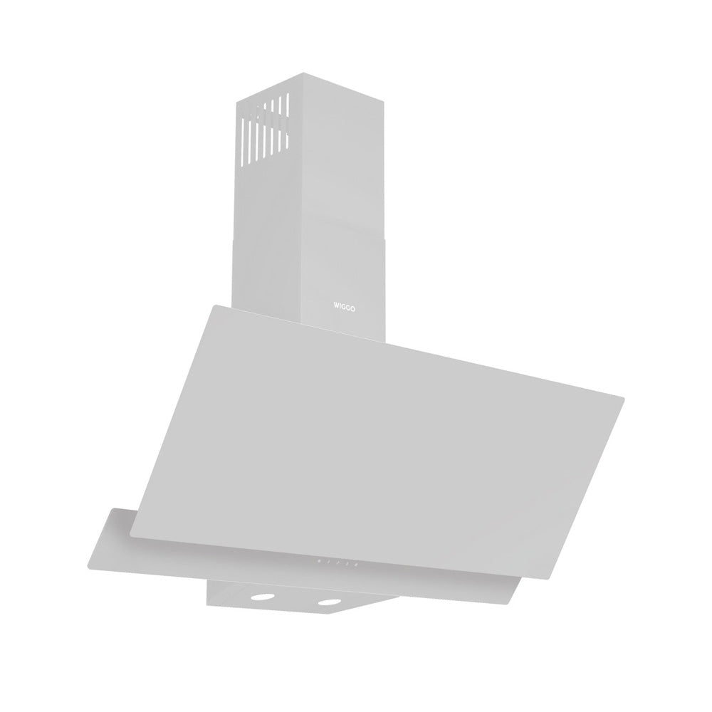 Hotte aspirante inclinée Wiggo WE-A942G(W) - 90 cm - Blanche