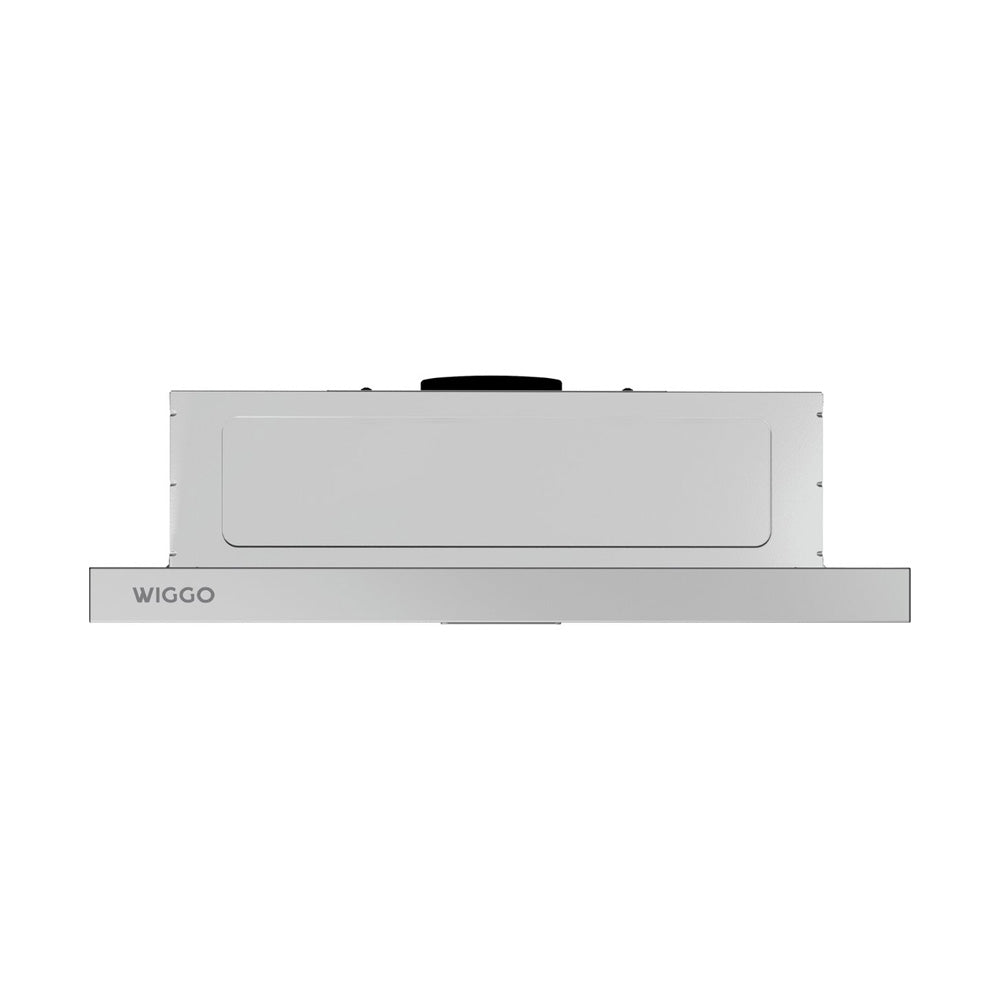 Wiggo WE-D620B(X) Vlakscherm afzuigkap - 60cm - 300m³/h - 2 standen - Energieklasse D - Rvs - Koolstoffilters meegeleverd