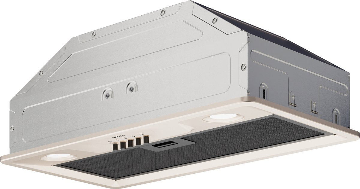 Wiggo WE-E573R(CB) - Inbouw Afzuigkap - 60 cm - Crème