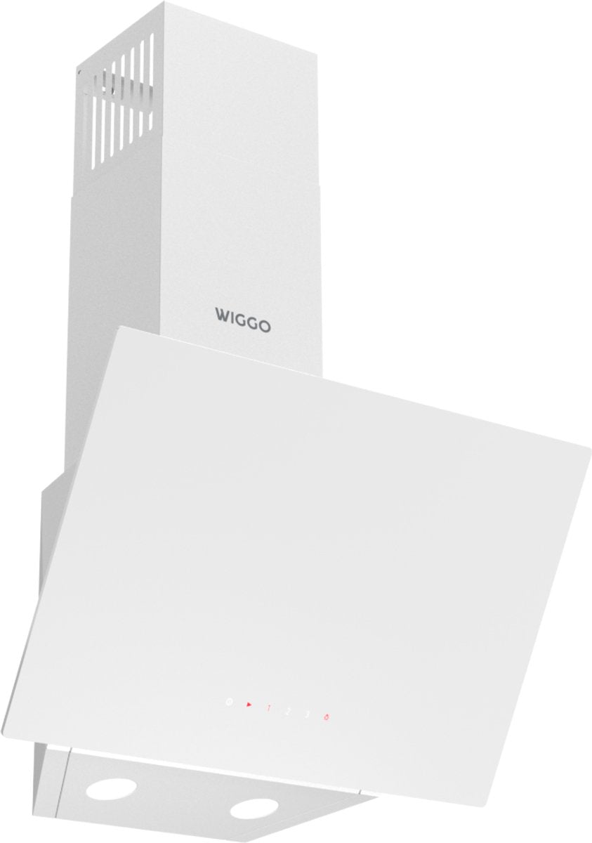Hotte aspirante inclinée Wiggo WE-A531G(W) - 50 cm - Blanche