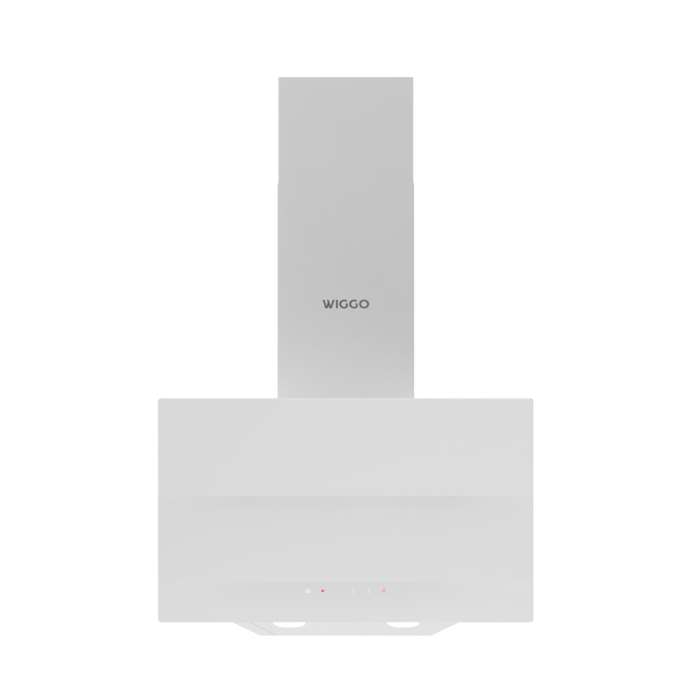 Wiggo WE-A533G(W) Wandafzuigkap – Wit – 50 cm – Energieklasse A+