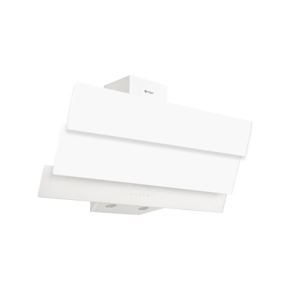 Wiggo WE-E933G(W) Schuine Afzuigkap - 90 cm - Wit