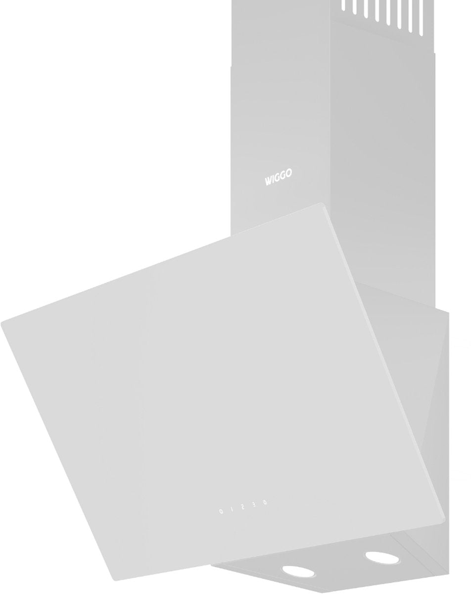 Wiggo WE-D931G(W) Schuine Afzuigkap - 90 cm - Wit