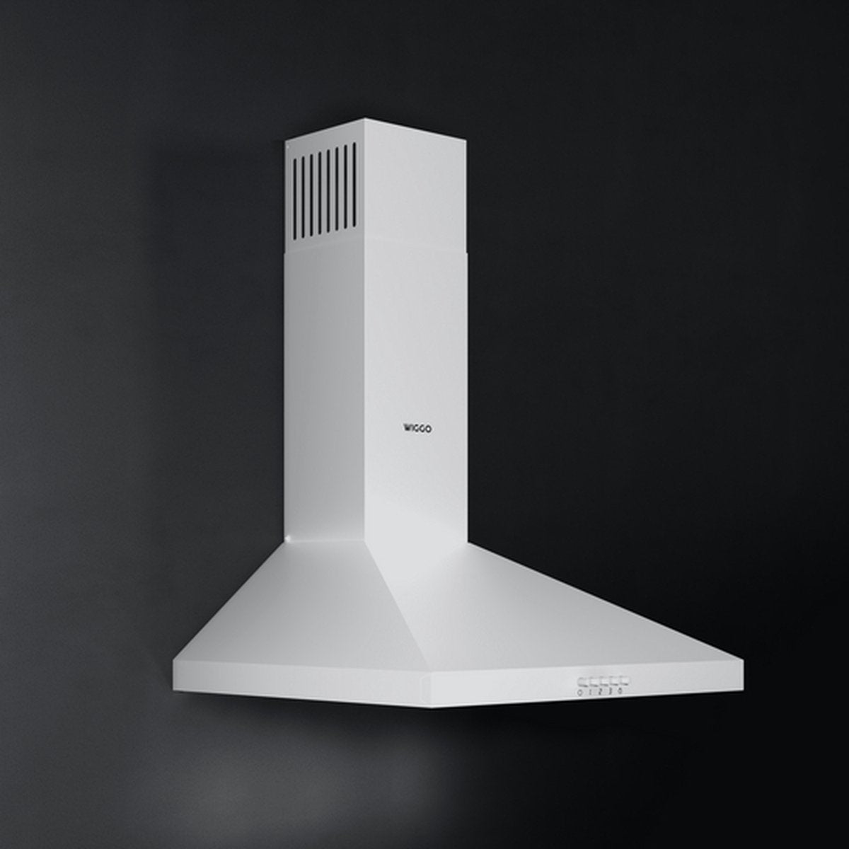 Wiggo WE‑D530P(W) Wandschouw Afzuigkap - 50 cm - Wit