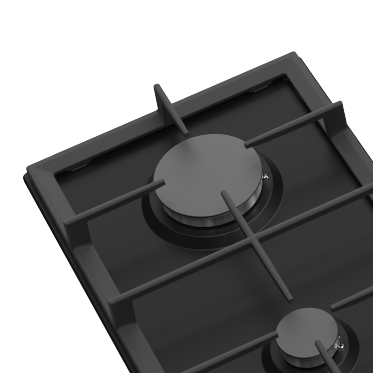 Wiggo WH-G332RD(B)-2 Inbouw Gaskookplaat - 30 cm - Zwart met wokbrander en stijlvolle afwerking