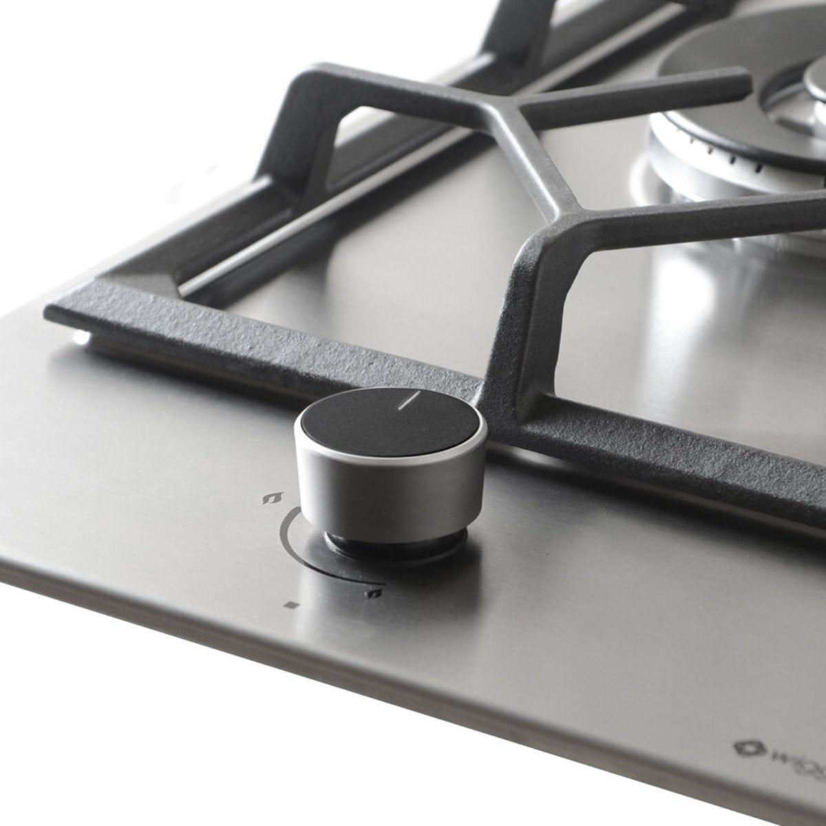 Plaque de cuisson à gaz encastrable Wiggo WH-G331RD(X) - 30 cm - Acier inoxydable