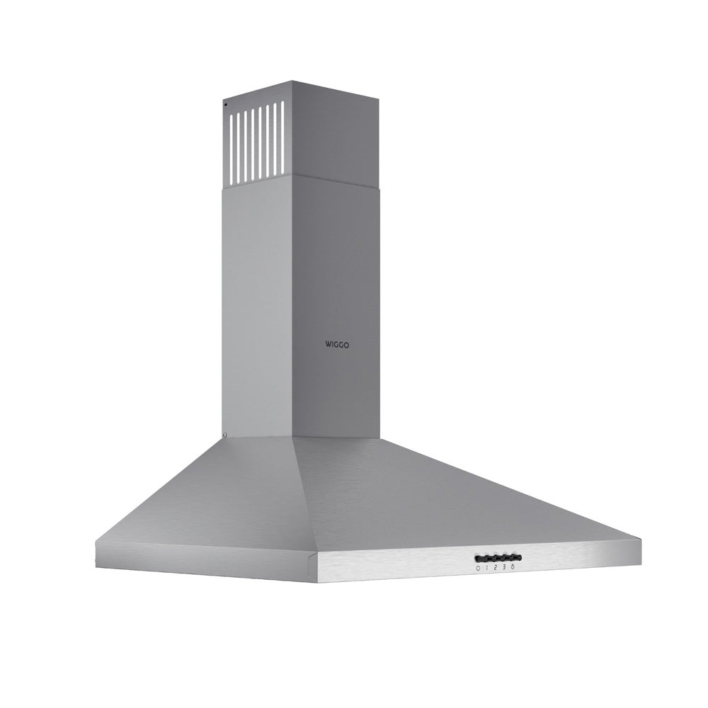 Wiggo WE‑D630P(X) Wandschouw Afzuigkap - 60 cm - Roestvrijstaal