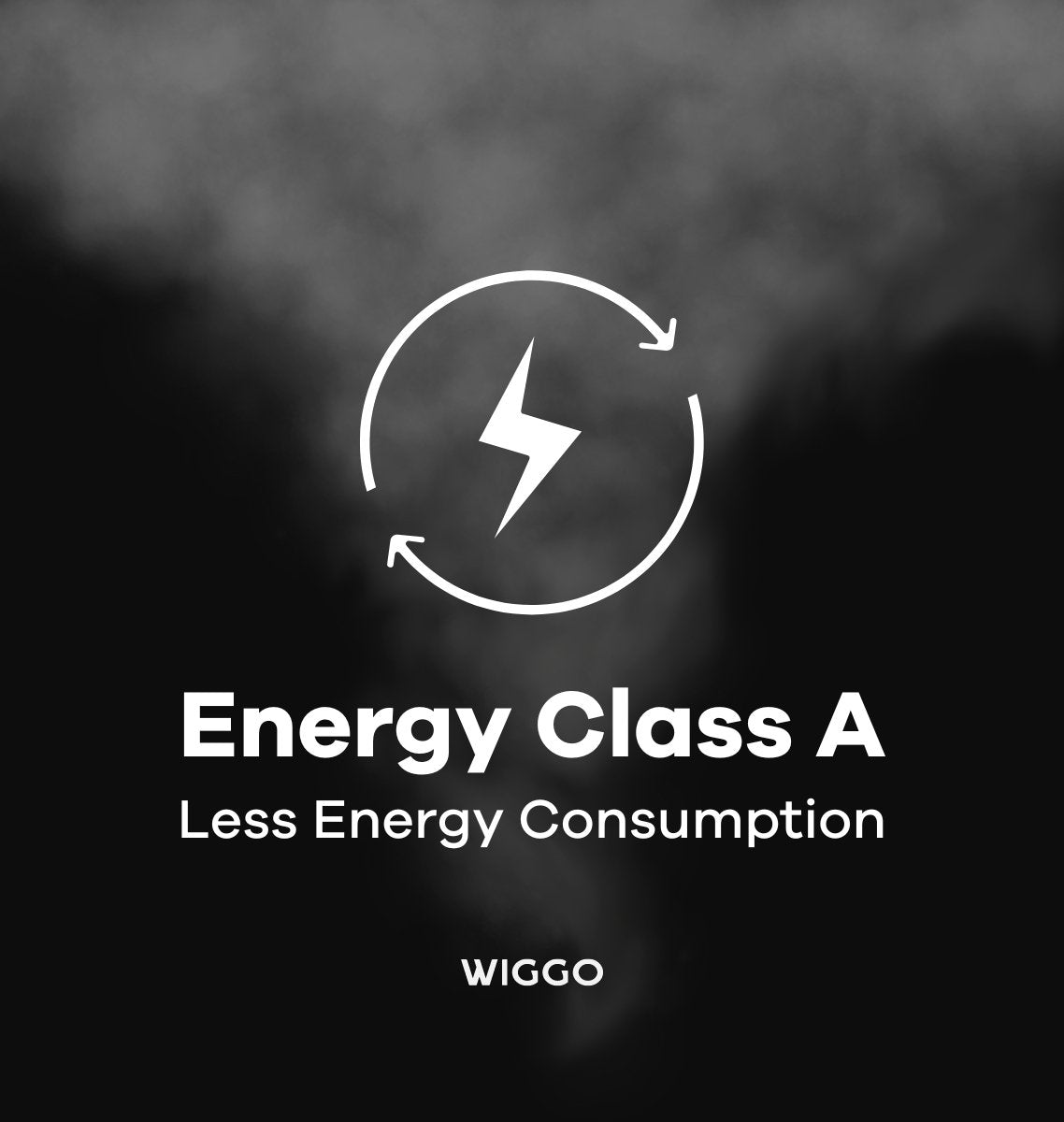 Wiggo WO‑E505R(BB)-2 Vrijstaande Gasfornuis - 50 cm - Zwart - Energy Class A badge