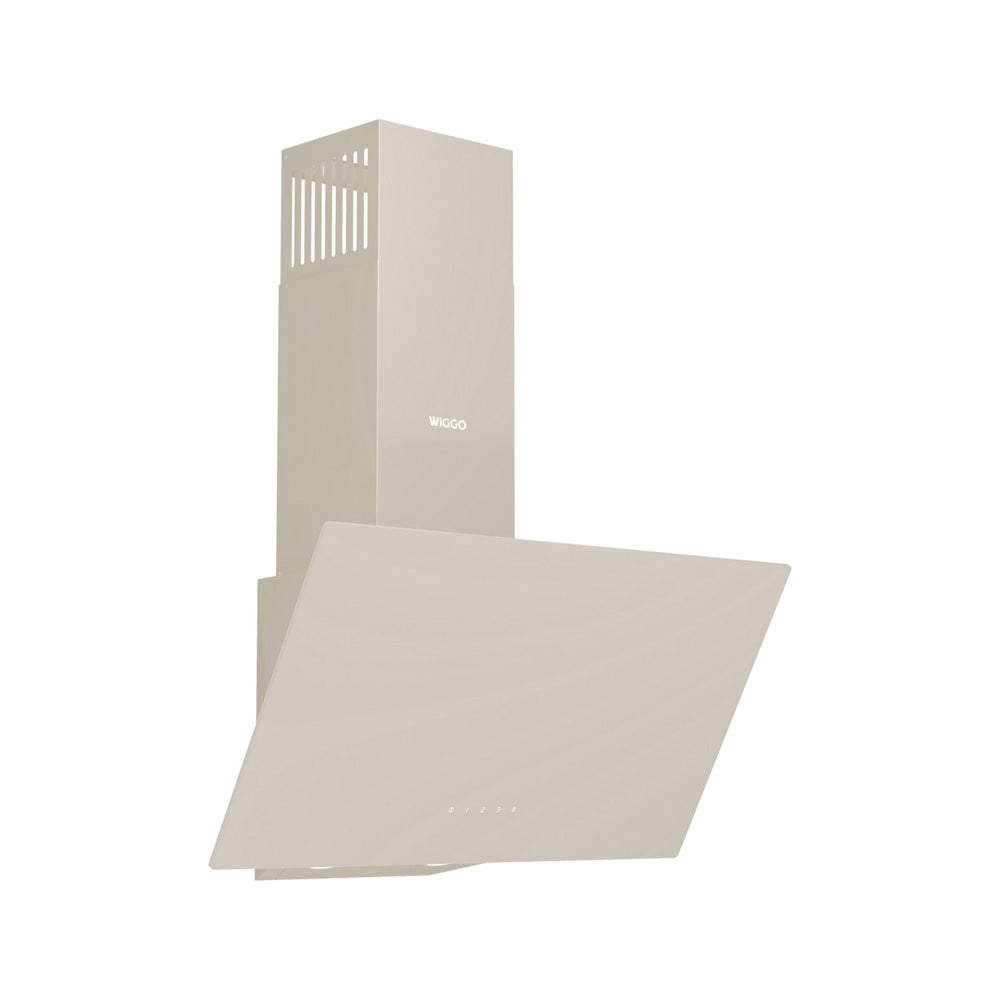 Wiggo WE-E613G(C) Schuine Afzuigkap - 60 cm - Creme
